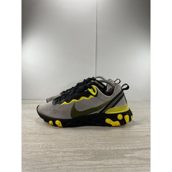 nike Other - Nike React Element 55 Dynamic Yellow Athletic Shoes Mens Size 9.5